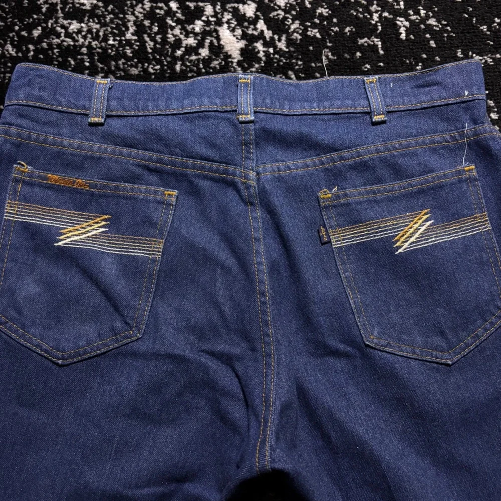Vintage Levi's Movin On Flare Jeans Mens 33x32 Blue Talon 70s 80s Rare